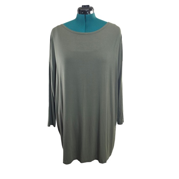 Piko 1988 Tops - Piko 1988 Tunic Dress Womens Size Small Style# D2194 Green Bamboo Spandex